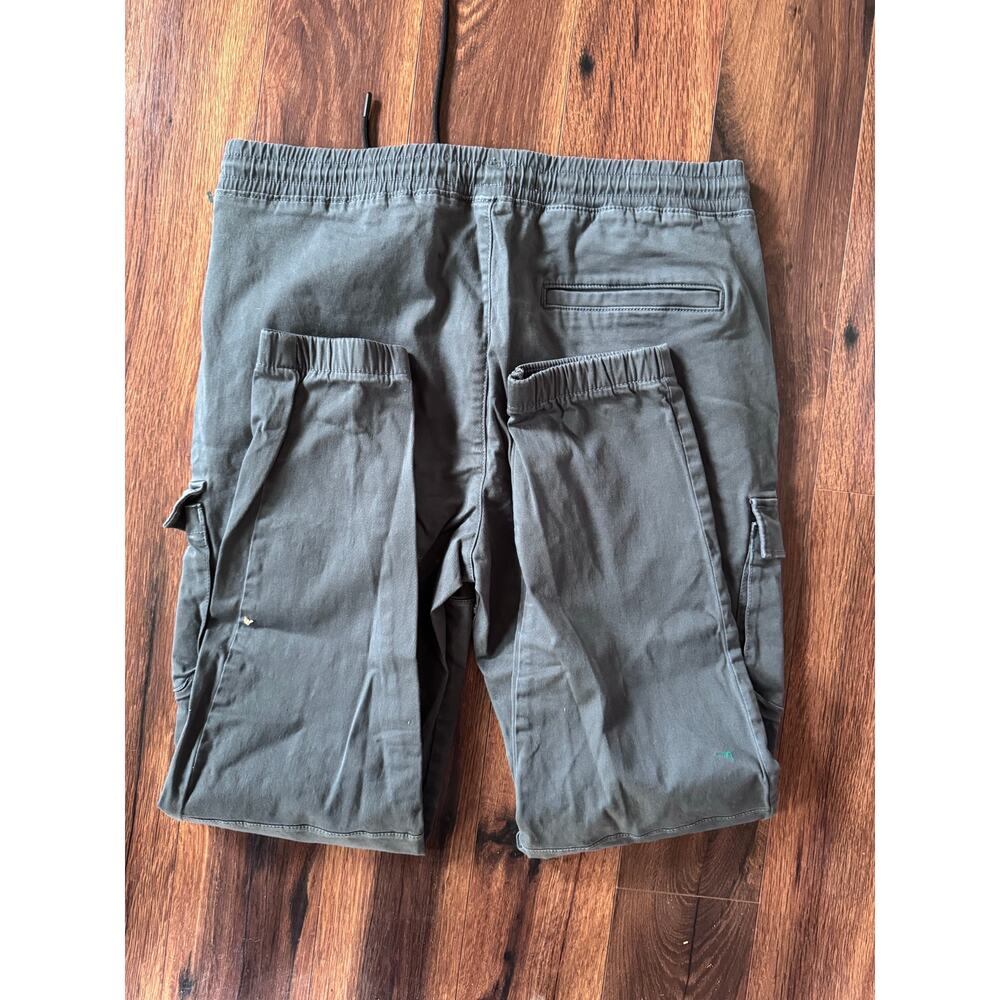 GRAY HOLLISTER CARGO PANT SKINNY JOGGER SIZE ELASTIC WAIST WITH DRAWSTRING PANT - Picture 5 of 7